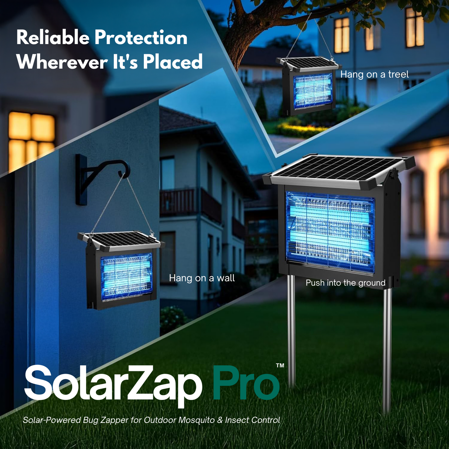 SunZap Pro™ – Instant Bug-Free Comfort, Powered by the Sun